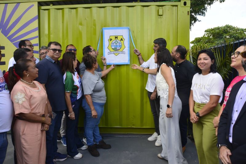 Inauguração do HUB de reciclagem na Cidade Nova