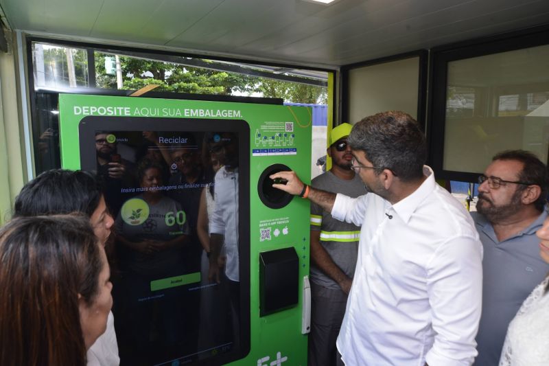 Inauguração do HUB de reciclagem na Cidade Nova