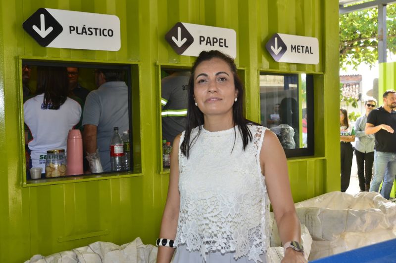 Inauguração do HUB de reciclagem na Cidade Nova