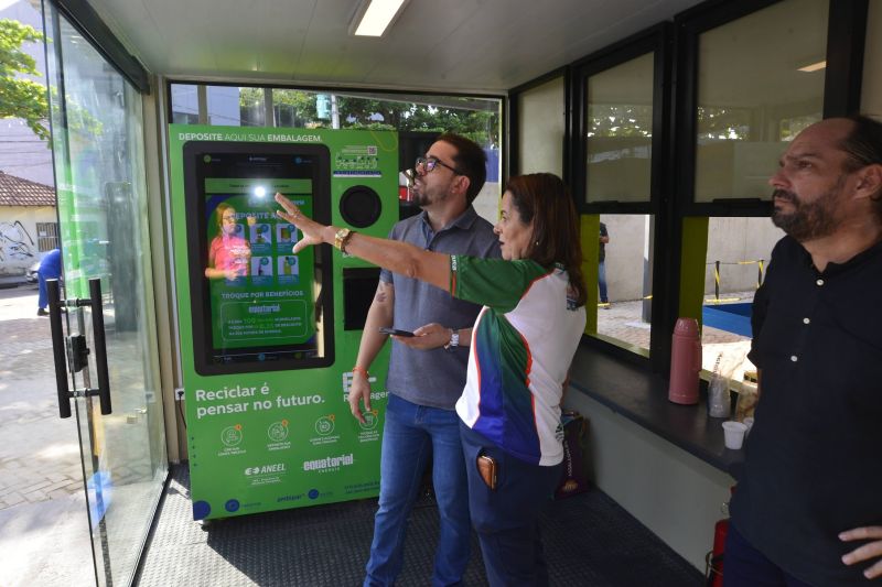 Inauguração do HUB de reciclagem na Cidade Nova