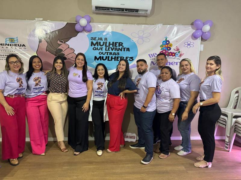 Equipe da Secretaria Municipal da Mulher (SEMMU)