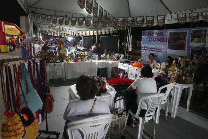 Feira do artesanato presente na feira do MEI.