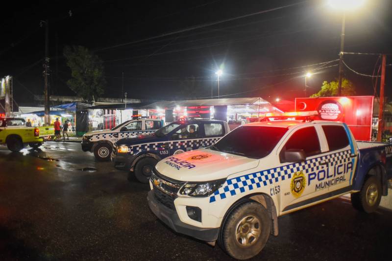 Viaturas da Policia Municipal.