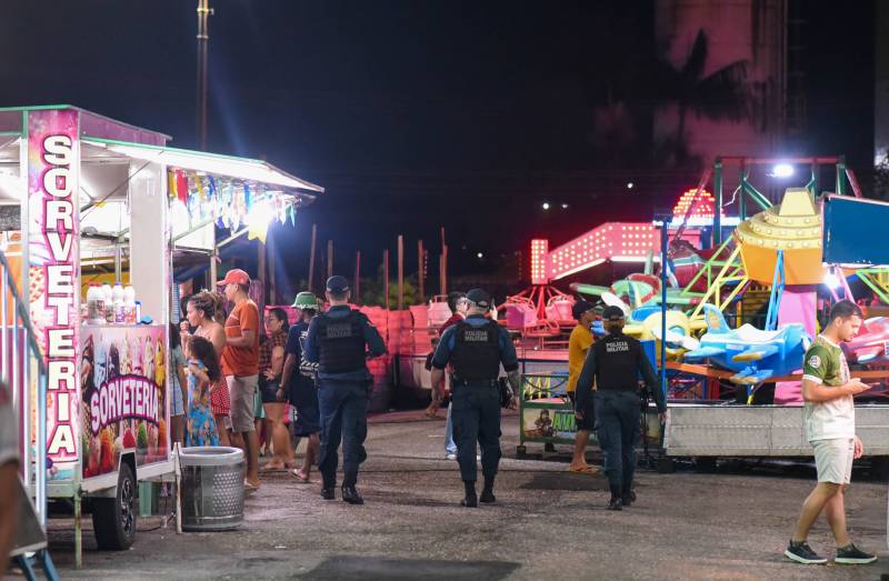 Policia Militar deu apoio ao evento.