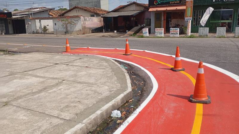 Nova sinalização.