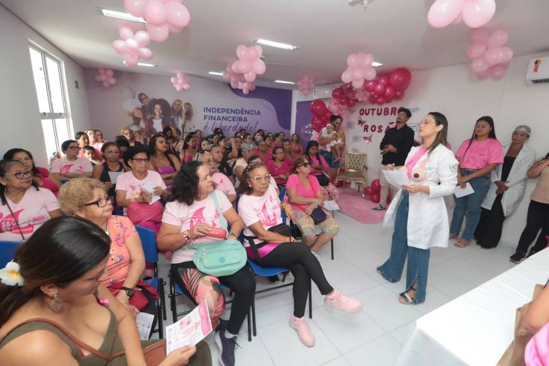 Casa da Mulher Brasileira de Ananindeua promove manhã de serviços e autocuidado no "Outubro Rosa"