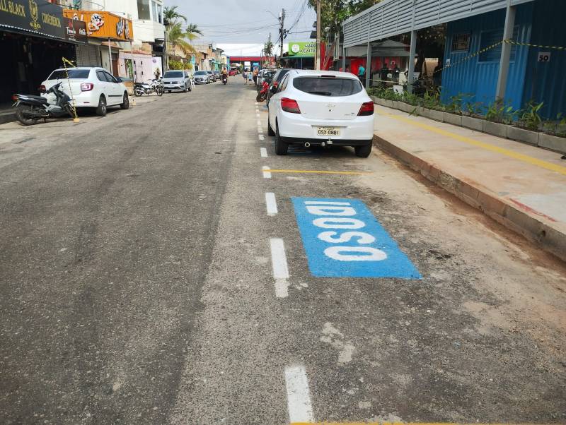 Novo sentido viário.