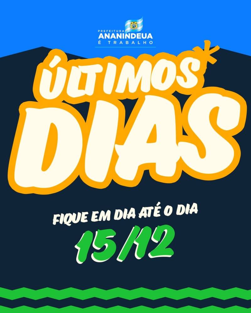 Campanha prorrogada.