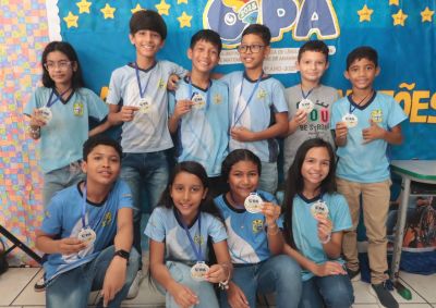 Galeria: Entrega de Medalhas para alunos da EMEF Frederico Santos de Souza para os participantes da OPA 2024
