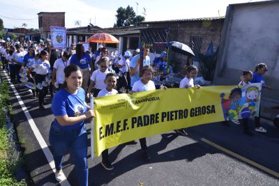 Escola Municipal Pe. Pietro Gerosa realiza II Caminhada pela Conscientização do Autismo 