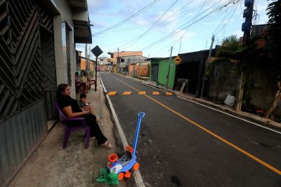 Nova pavimentação leva mais dignidade ao bairro do Atalaia