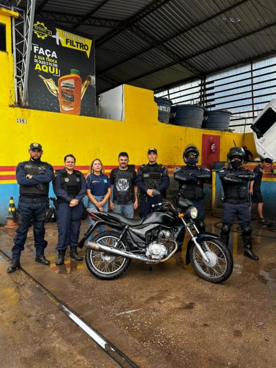 Moto roubada é recuperada pela Polícia Municipal de Ananindeua com apoio de GPS