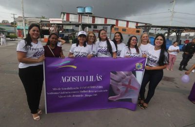 Agosto Lilás reforça a luta pelo fim da violência contra a mulher em Ananindeua