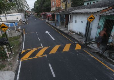 Mais de 2 km de vias requalificadas são entregues à população do bairro Guanabara