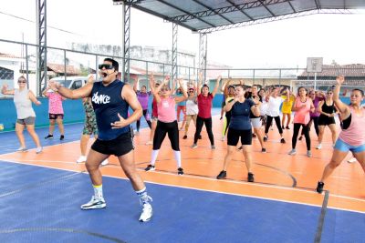 Caravana do Esporte leva saúde, lazer e integração ao Conjunto Sabiá