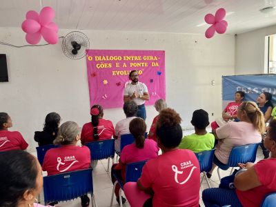 CRAS Guanabara promove encontro entre gerações com foco no fortalecimento de vínculos e na saúde da mulher