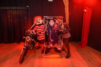 Comunidade celebra o Halloween com arte e alegria no Céu das Artes
