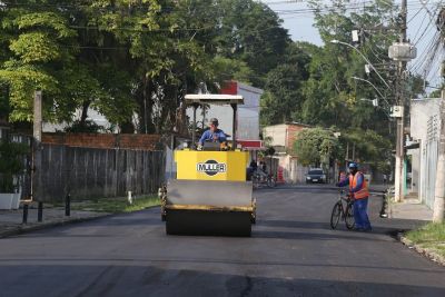 Obras de drenagem e pavimentação são iniciadas na Rua José Marcelino