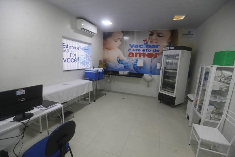 Imagens da Clinica Saúde da Família na comunidade Pedreirinha