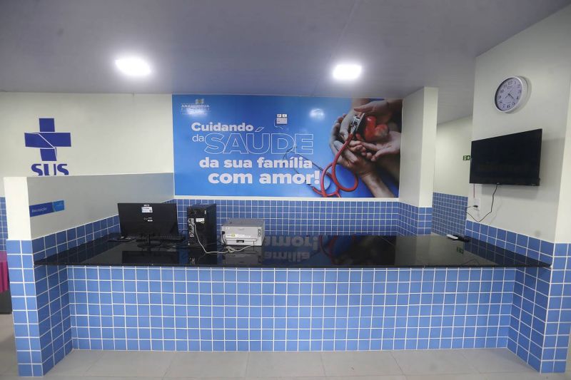 Imagens da Clinica Saúde da Família na comunidade Pedreirinha