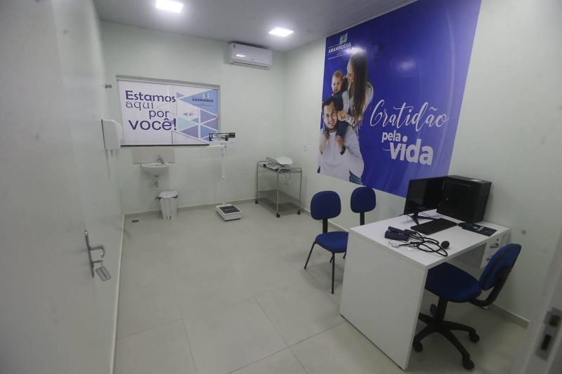 Imagens da Clinica Saúde da Família na comunidade Pedreirinha