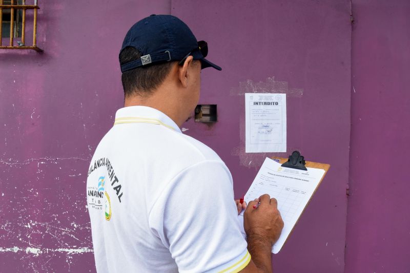 Vistoria da Vigilância em Saúde em Pontos de Açaí na Cidade Nova 6