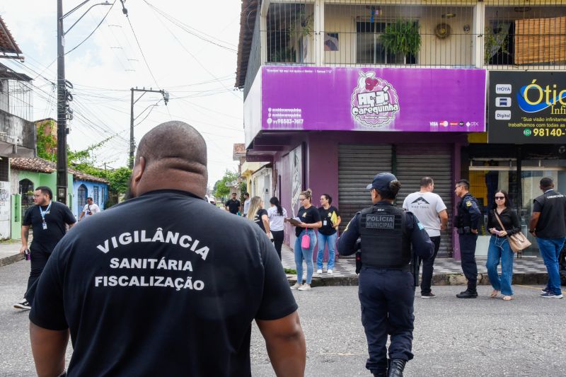Vistoria da Vigilância em Saúde em Pontos de Açaí na Cidade Nova 6
