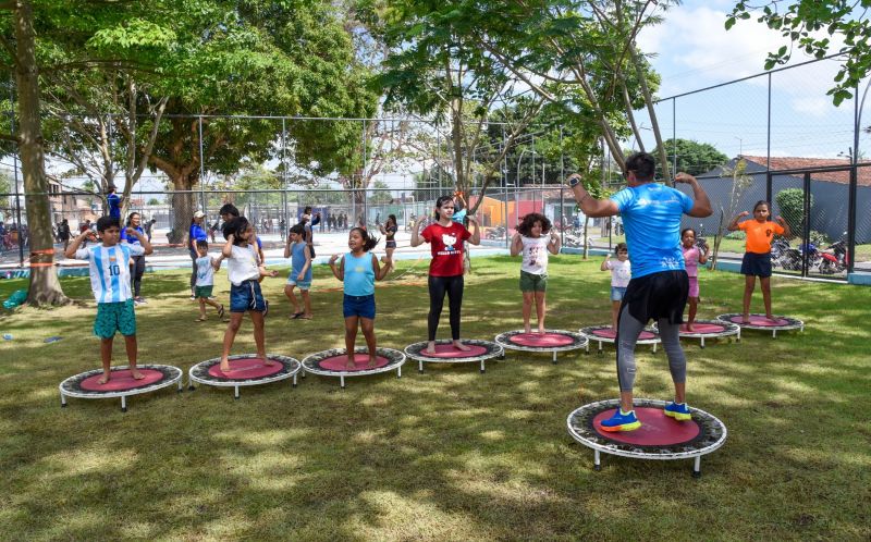 Projeto esporte nas férias no parque Zona Sul