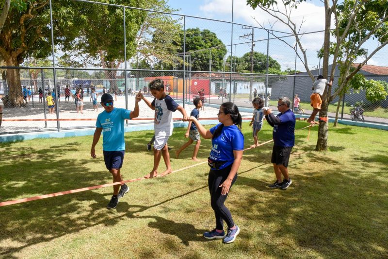 Projeto esporte nas férias no parque Zona Sul