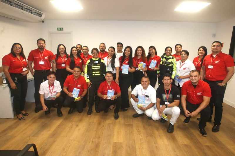 Palestra para condutores de motos