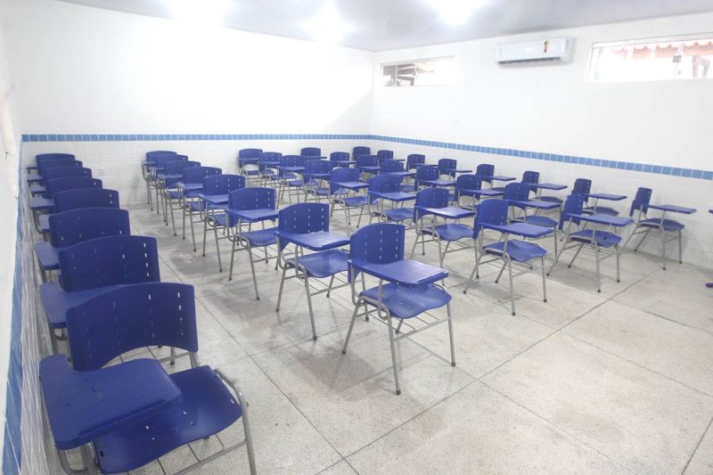 Escola Municipal São Paulo toda reformada no bairro Jaderlândia