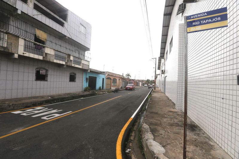 Inauguração de ruas no bairro do PAAR