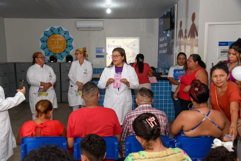 Ação Janeiro Roxo na UBS Patrícia Sarmento