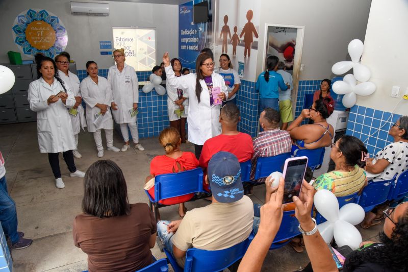 Ação Janeiro Roxo na UBS Patrícia Sarmento