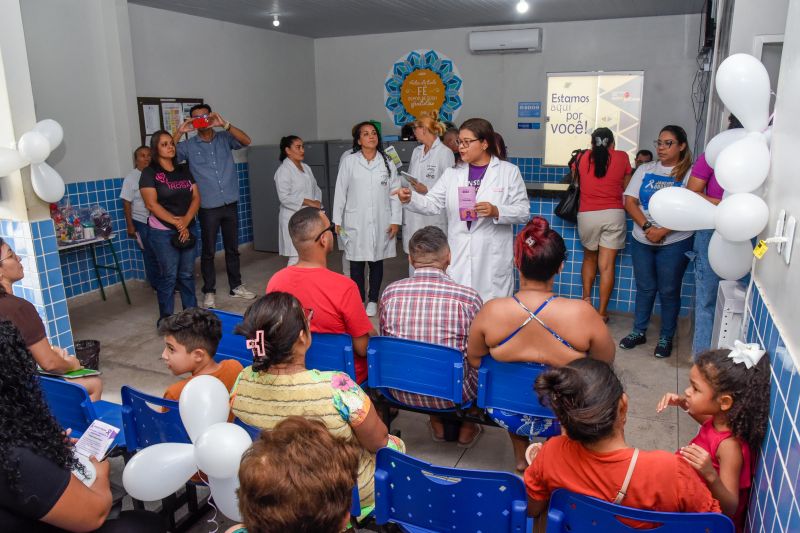 Ação Janeiro Roxo na UBS Patrícia Sarmento