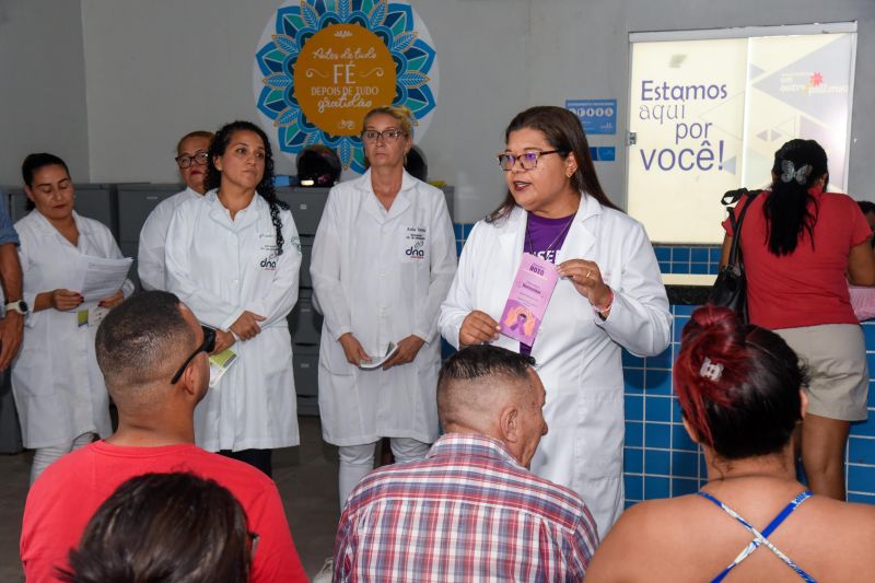 Ação Janeiro Roxo na UBS Patrícia Sarmento