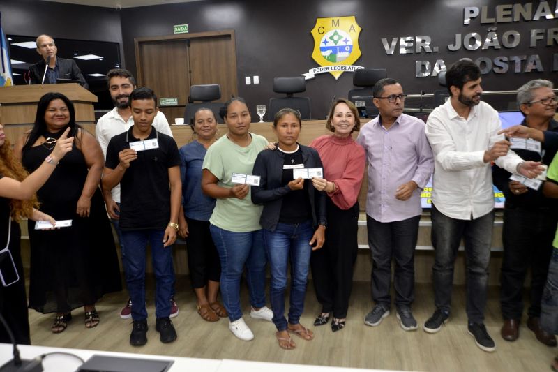 Entrega de CAF+ na câmara municipal de Ananindeua