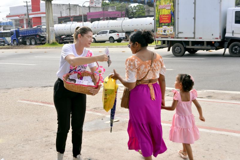 Blitz Educativa Não é Não no Mercado Central