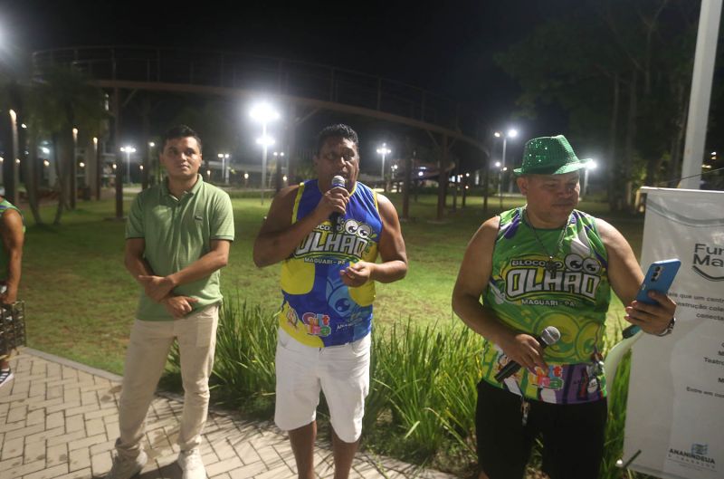 Ensaio de carnaval no parque vila cultural Maguary