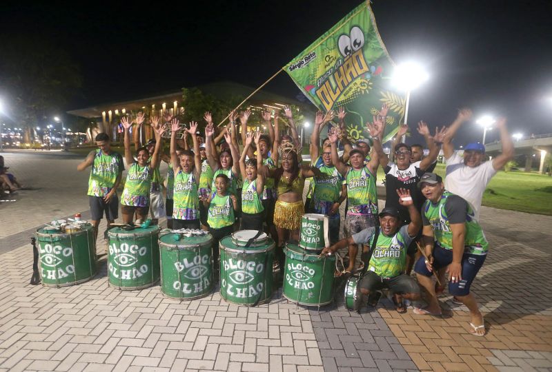 Ensaio de carnaval no parque vila cultural Maguary