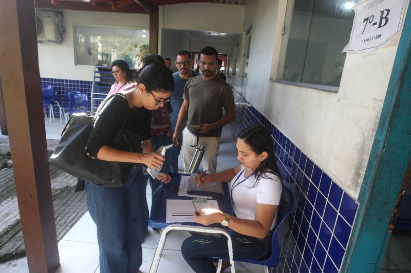 Prova residência médica na escola Abelardo Conduru