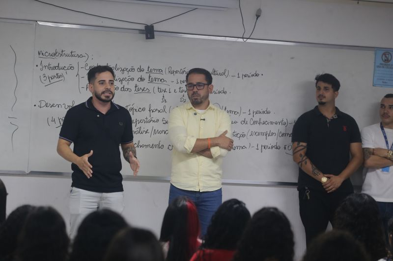 Retorno das aulas do cursinho municipal