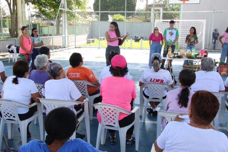 Entrega de mudas e oficina de percepção ambiental no CRAS Estrela