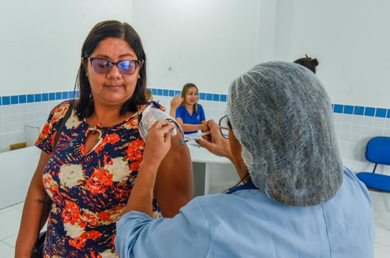 Encerramento da campanha de vacinação na EMEF João Paulo Il na Cidade Nova