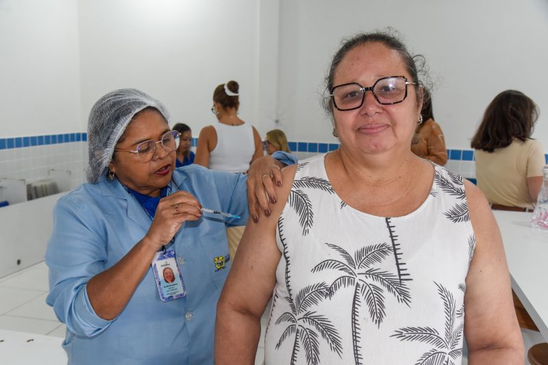 Encerramento da campanha de vacinação na EMEF João Paulo Il na Cidade Nova