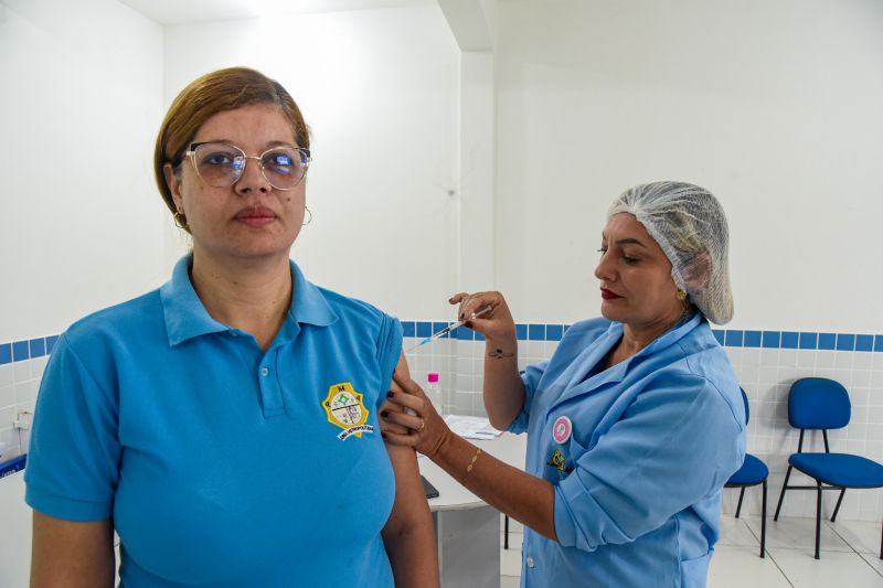 Encerramento da campanha de vacinação na EMEF João Paulo Il na Cidade Nova