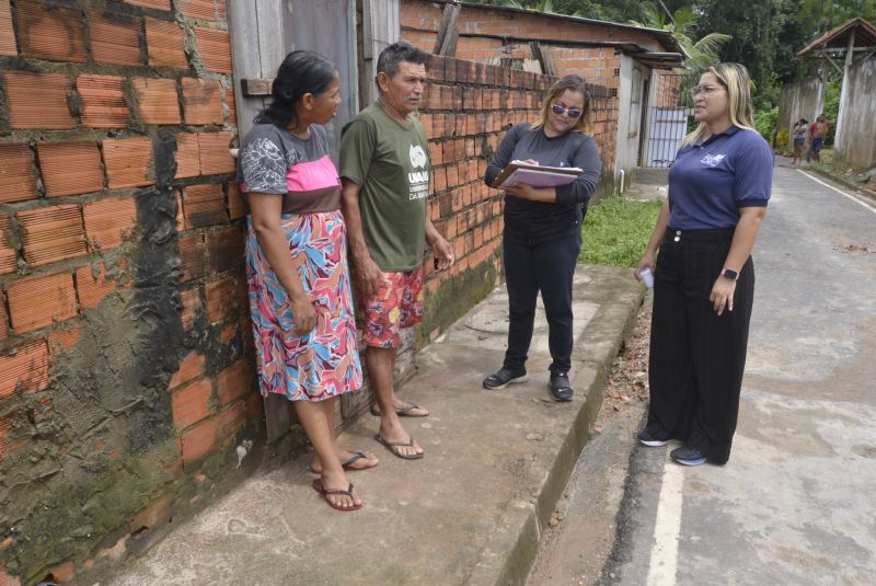 Apoio para famílias atingidas pelo alagamento no bairro do Aurá