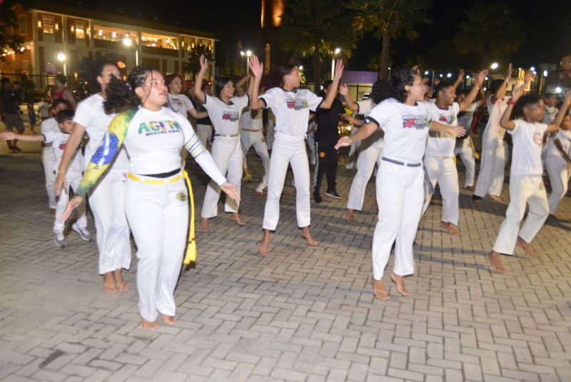 Sábado cultural mulheres no parque artes marciais no Parque Cultural Vila Maguary
