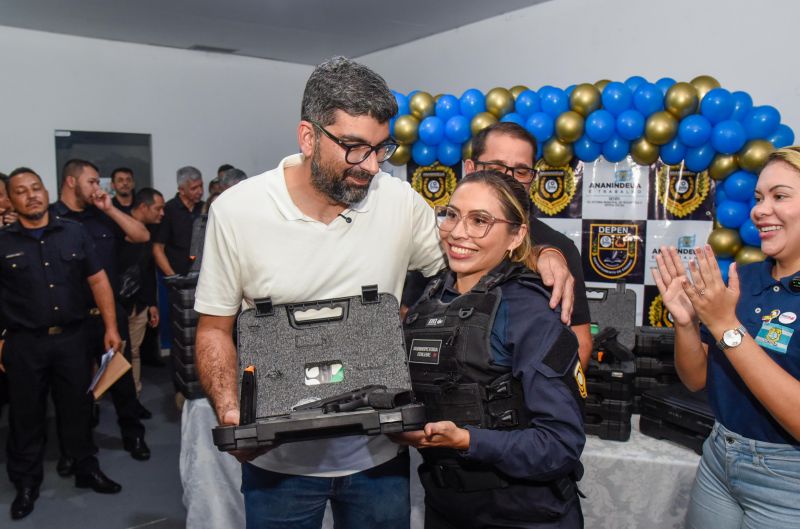 Cerimônia de entrega de armamentos aos Policias Municipais de Ananindeua