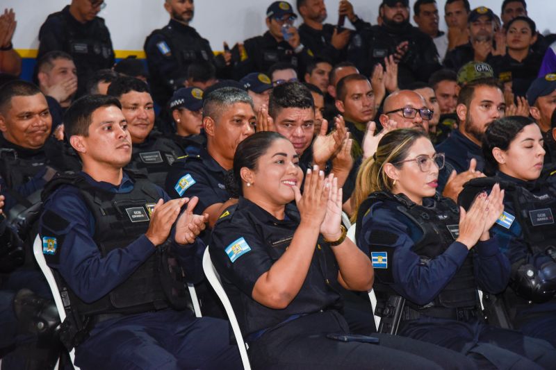 Cerimônia de entrega de armamentos aos Policias Municipais de Ananindeua